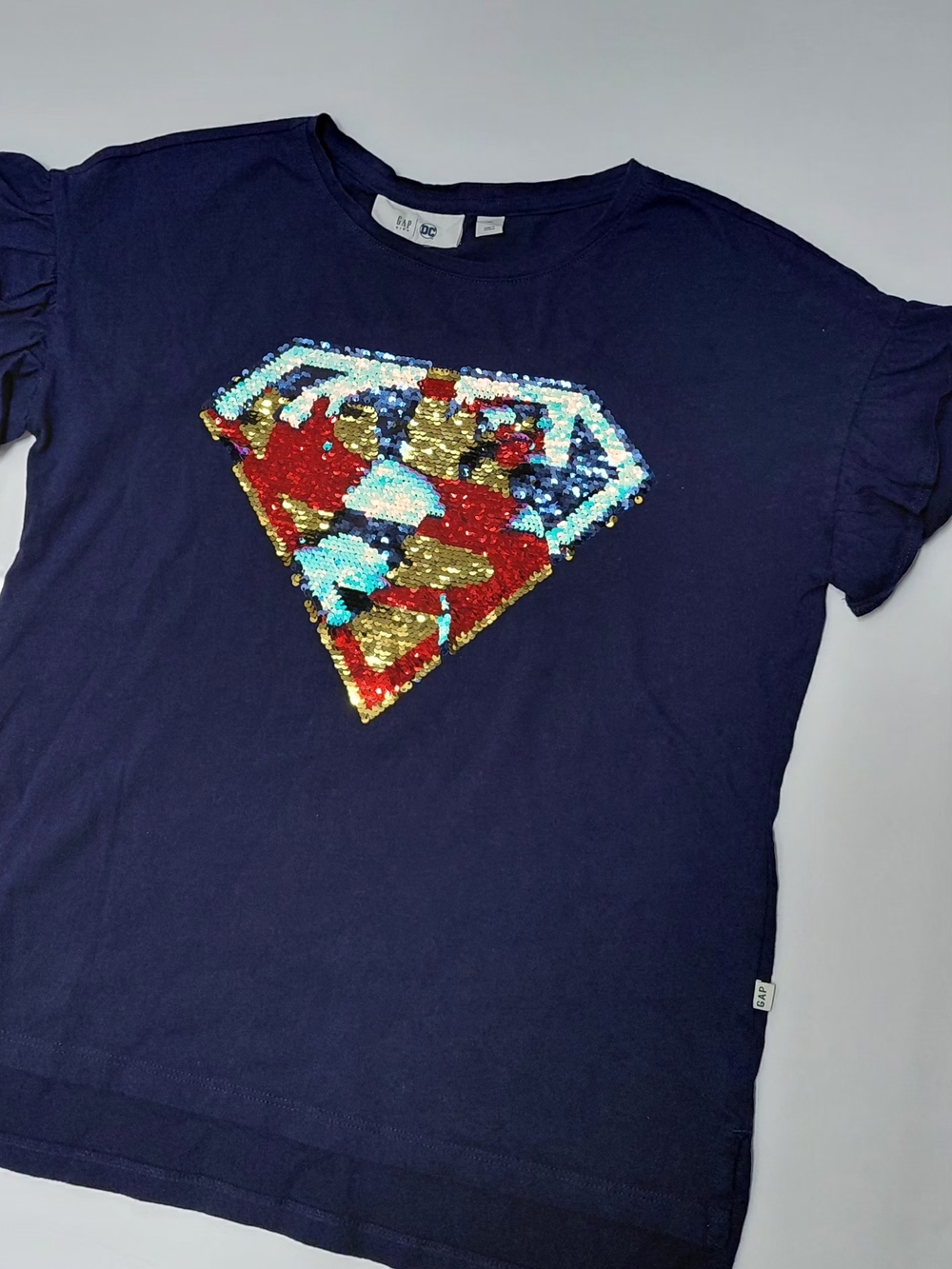 GAP Navy Tee Superwoman T-shirt  with Multicolor